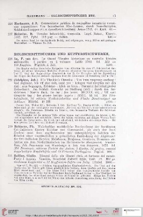 Holzschnittbücher und Kupferwerke (Nr. 228 - 271)