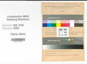 Entnazifizierung Maria Darup , geb. 22.05.1901 (Studienraetin)
