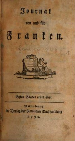 Journal von und für Franken. 1, 1. 1790