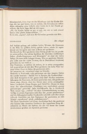 Gendarme Mit Akzent