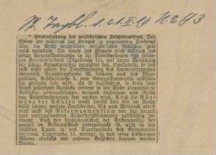 Neuaufbau des württembergischen Heeres