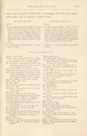 Analisi grammaticale