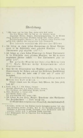 Überleitung