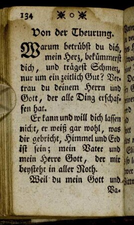 Von der Theurung. - In allgemeiner Noth.
