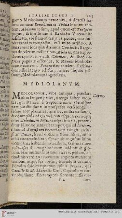 Mediolanum