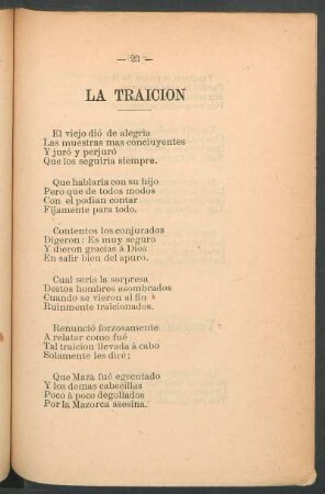 La traición