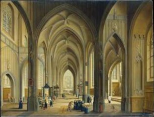 Inneres einer gotischen Kirche