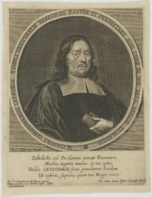 Bildnis des Ioannes Christophorus Letschius
