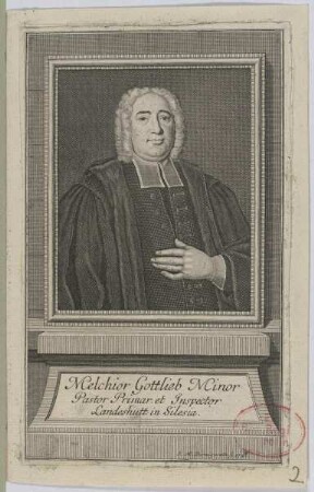 Bildnis des Melchior Gottlieb Minor