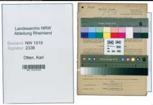 Entnazifizierung Karl Otten , geb. 03.05.1907 (Kaufmann)