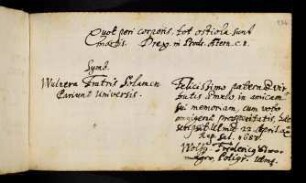 Stromeyer, Wolfgang Friedrich. Ulm, 22.4.1687. Anmerkung: gest.