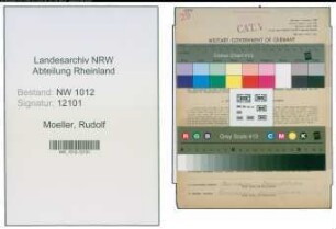 Entnazifizierung Rudolf Moeller , geb. 22.03.1897 (Schlosser)