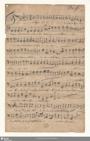 Jauchzet dem Herrn alle Welt - Mus.2-E-631 : V (4), Coro, orch, bc