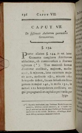 Caput VII. De systemate Authorum quorundam Germanorum.