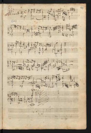 Suiten; cemb; a-Moll