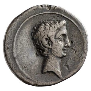 Münze, Denar, 29 - 27 v. Chr.