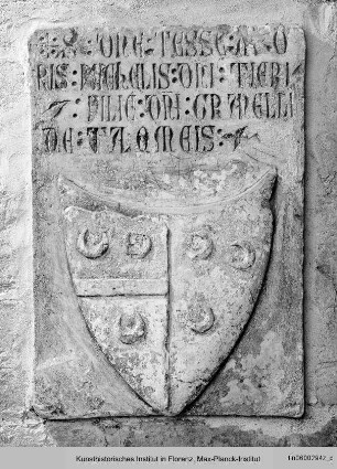 Epitaph mit Wappen
