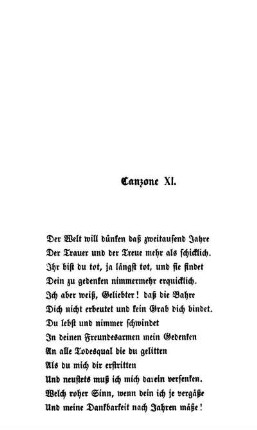 Canzone XI. - Canzone XV.