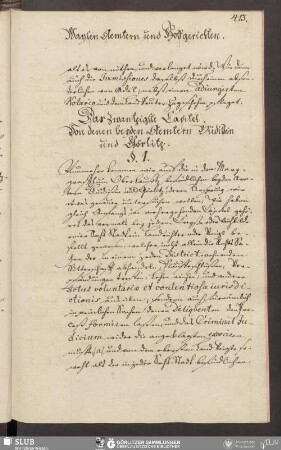 Das Zwantzigste Capitel. Von denen beyden Aemtern Budißin und Görlitz