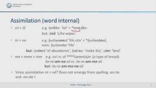 Hittite – Phonology, Part 2: Phonological processes