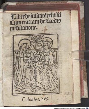De Imitatione Christi : Lib. 4