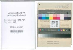Entnazifizierung Gustav Dietze , geb. 15.02.1891 (Beamter)