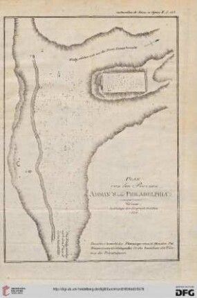 Plan von den Ruinen Amman’s oder Philadelphia’s