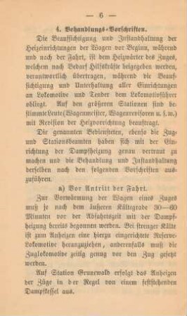 4. Behandlungs-Vorschriften