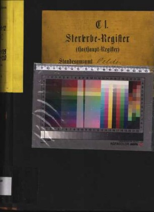 Sterberegister des Standesamtes Oelde von 1911 (Urkunden-Nr. 1-139) und von 1912 (Urkunden-Nr. 1-120)