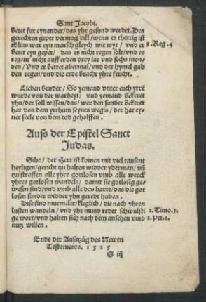 Auss der Epistel Sant Judas.