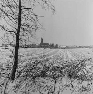 Radibor : Radibor. Ortsansicht. Winteraufnahme