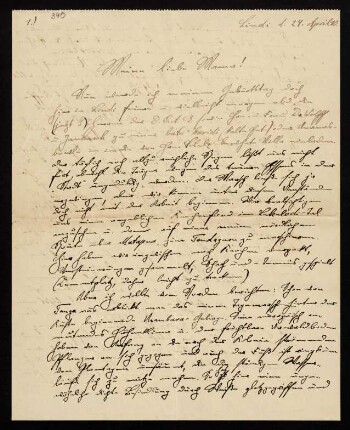 Brief an Mama, 24.04.1910, Lindi