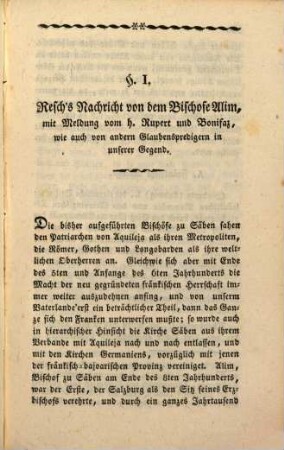 Beyträge zur Geschichte der bischöflichen Kirche Säben und Brixen in Tyrol, 1,3. Die Kirche Säben, mit den Kirchen Germaniens vereinigt