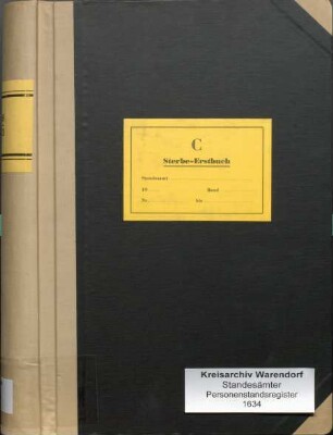 Sterberegister des Standesamtes Drensteinfurt von 1879 (Urkunden-Nr. 1-135), von 1880 (Urkunden-Nr. 1-162), von 1881 (Urkunden-Nr. 1-149), von 1882 (Urkunden-Nr. 1-135) und von 1883 (Urkunden-Nr. 1-152)