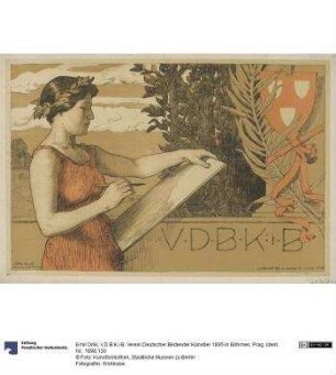 V.D.B.K.i.B. Verein Deutscher Bildender Künstler 1895 in Böhmen, Prag