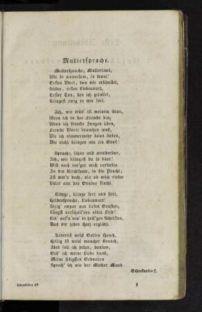 Muttersprache