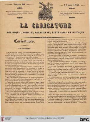 Numéro 20 (17 Mars 1831)