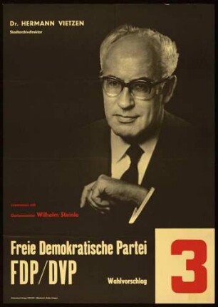FDP/DVP - Freie Demokratische Partei, Landtagswahl 1960