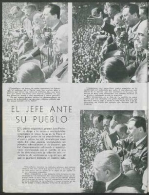 El jefe ante su pueblo