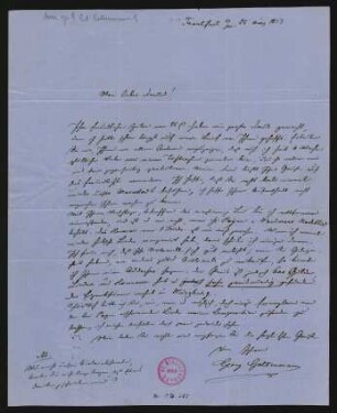 Brief an Friedrich Grützmacher : 28.03.1857