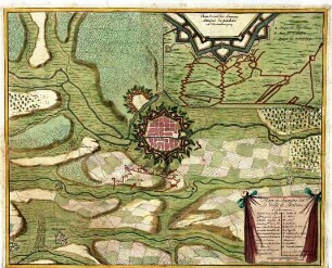 WHK 12 Spanischer Sukzessionskrieg 1701-1713 bis zum Frieden von Rastatt: Plan der letzten Angriffe auf Landau, November 1704