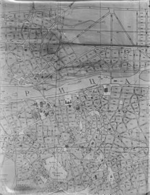 Stadtplan von Plowdiw, 1901 : Stadtplan der bulgarischen Stadt Plowdiw im Jahr 1901, angefertigt von dem österreichischen Architekten Joseph W. Schnitter (1852-1914).
