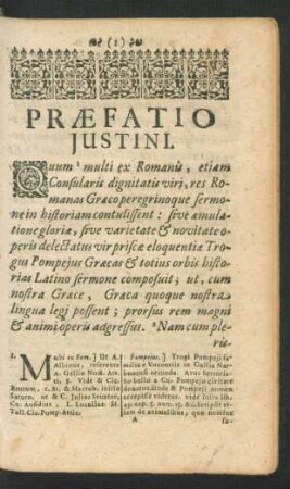 Praefatio Justini.