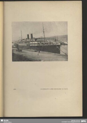 Lloyddampfer "Prinz Hohenlohe" im Hafen