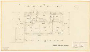 Evangelisches Gemeindezentrum, Herford: Kirche: Pfarrhaus Grundriss Erdgeschoss 1:50