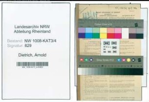 Entnazifizierung Arnold Dietrich , geb. 20.10.1899 (Schwimmeister)