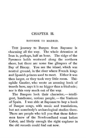 CHAPTER II. - BAYONNE TO MADRID