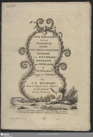 Six Sonates pour le Clavecin : Oeuvre Troisieme