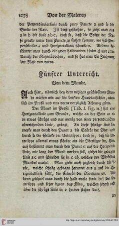 Fuenfter Unterricht: Von dem Munde
