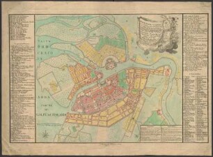 Novoj Plan Stoličnago goroda I Kreposti Sanktpeterburga : Original'noj čertež sego plana nachoditsja v archivě glavnoj Policii. grid. Ch. M. Rot = Nouveau Plan De La Ville Et De La Fortresse De St. Petersbourg